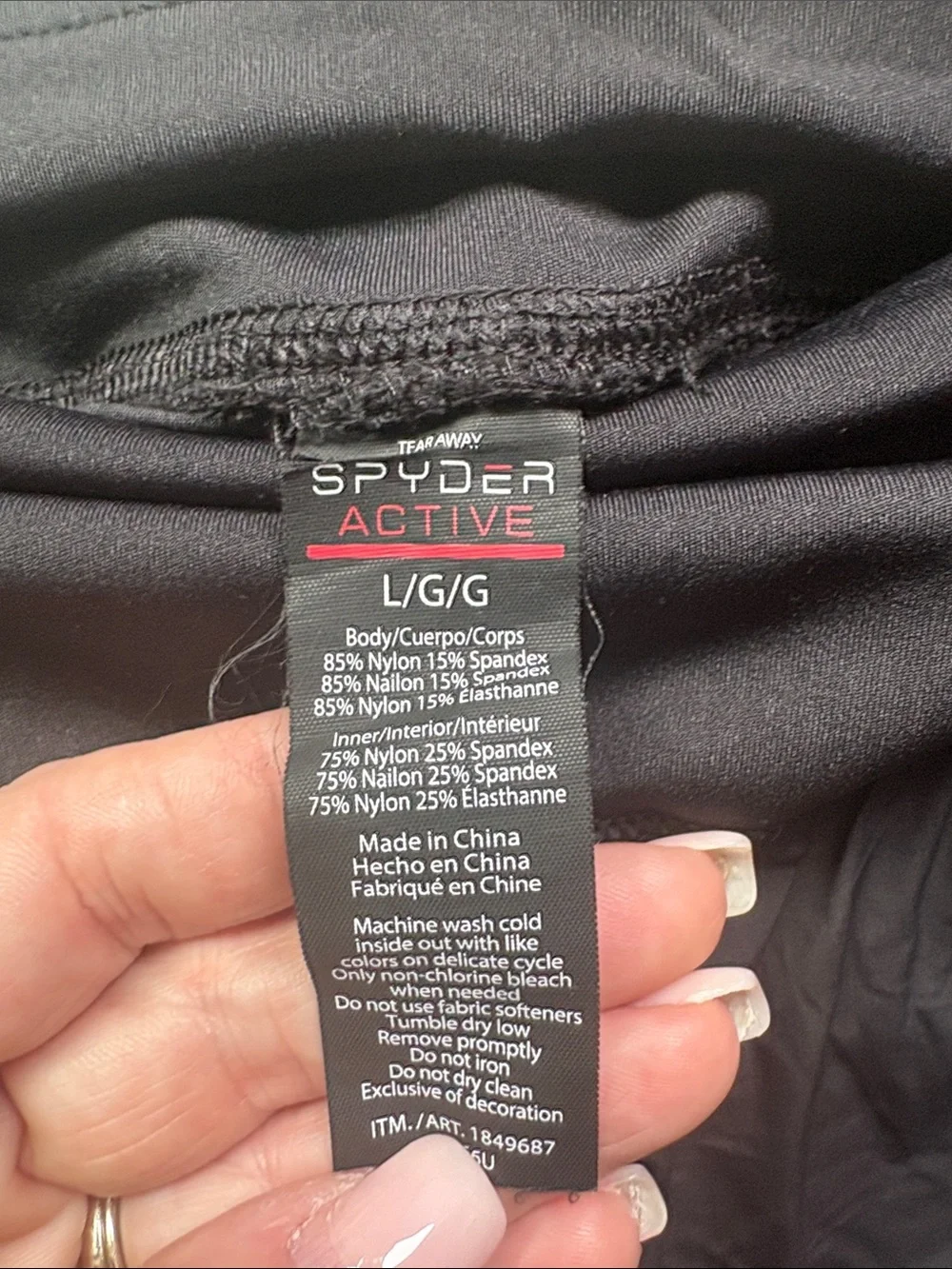 Spyder Black Women's Athletic Shorts